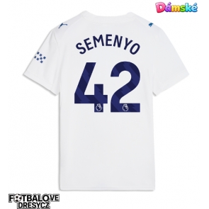 Manchester City Antoine Semenyo #42 Dámské Alternativní Dres 2026-27 Krátký Rukáv